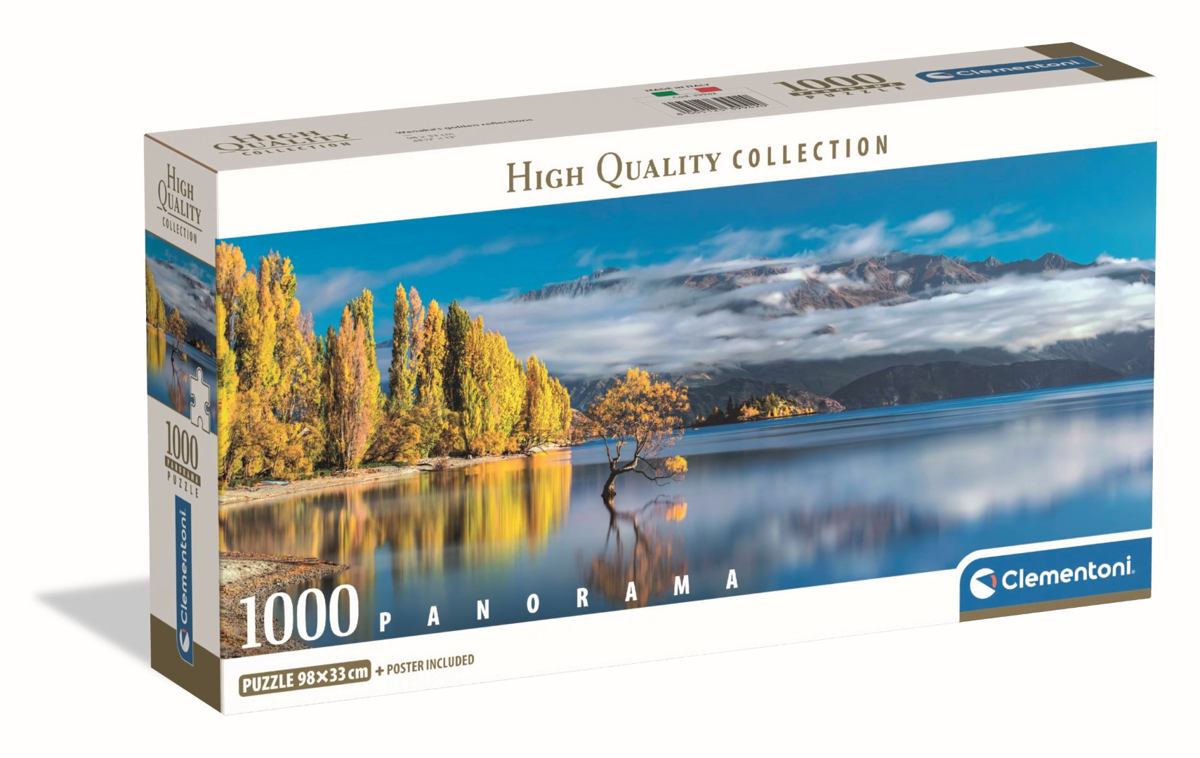 Clementoni Panorama Puzzel Wanaka's Golden Reflections 1000 Stuks