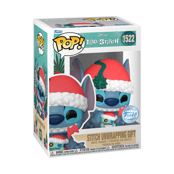 Funko Pop! Disney Movies - Lilo&Stitch: Stitch Unwrapping Gift -> Special Edition 1522 Funko Pop! Disney Movies - Lilo&Stitch: Stitch Unwrapping Gift -> Special Edition 1522