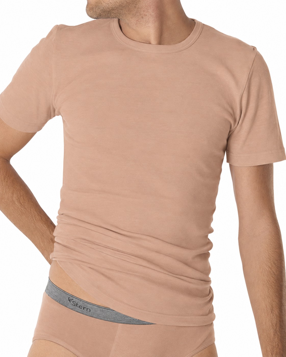 Stern T-shirt Km Jersey Dames Huidskleur - medium