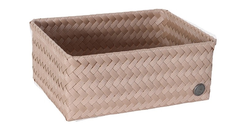 Handed By Mand Fit Medium High 10x24x18 cm Caffè Latte Handgemaakt