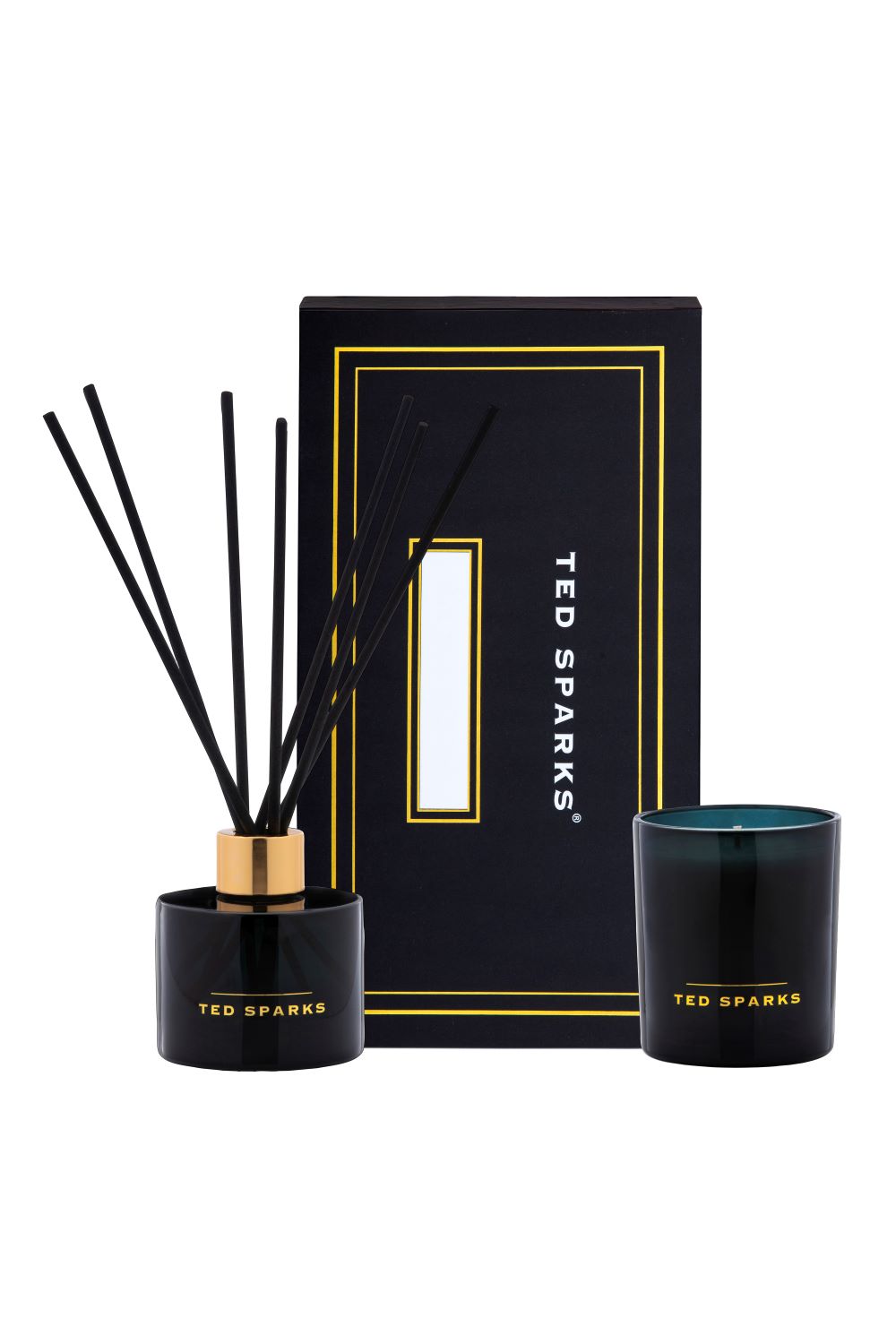 Ted Sparks Kaars & Geurdiffuser Gift Set Bamboo & Peony