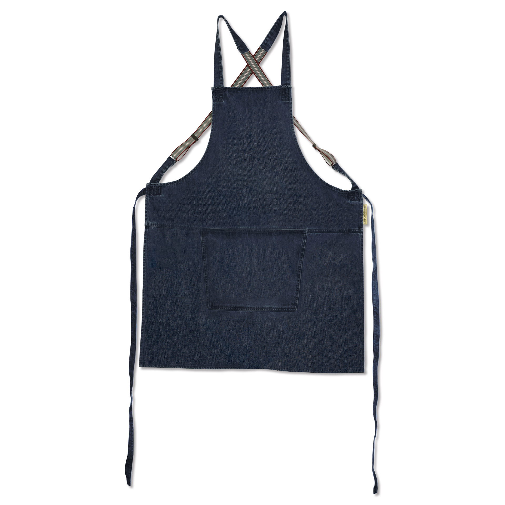 Dutchdeluxes Keukenschort met Bretellen Brute - 77x64.5 cm - 100% Cotton - Handgemaakt