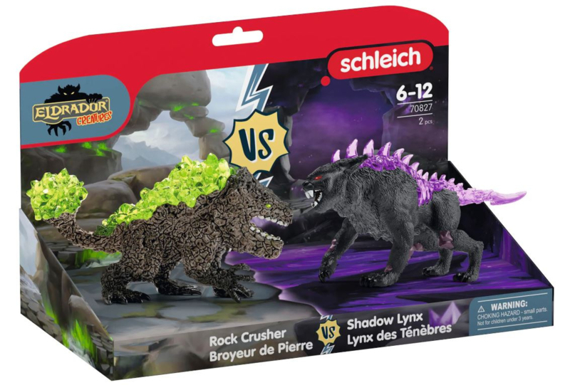 Schleich Eldorador 70827 Shadow lynx vs. Rock crusher