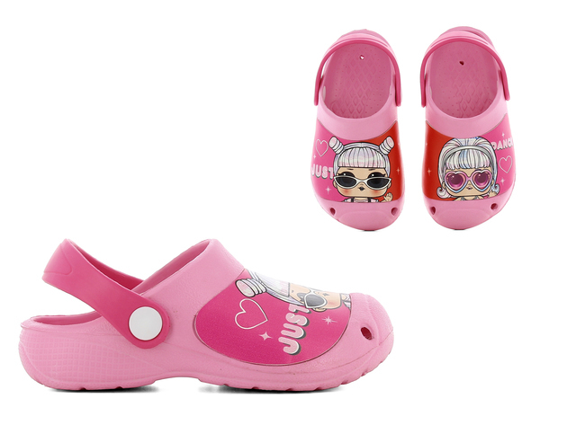 Lol Meisjes Crocs Pink/Fuchsia - maat 29