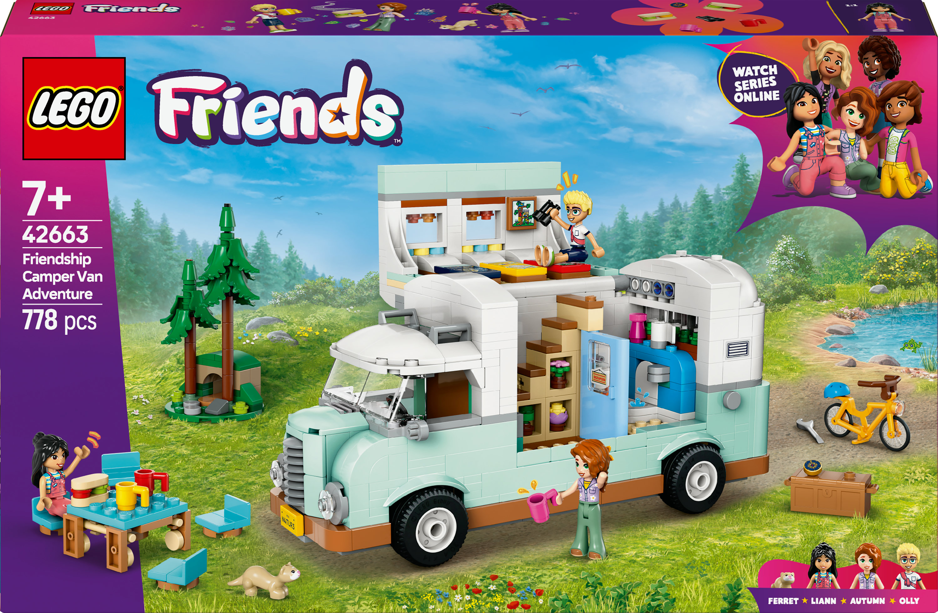 LEGO Friends 42663 Campeeravontuur met Vrienden