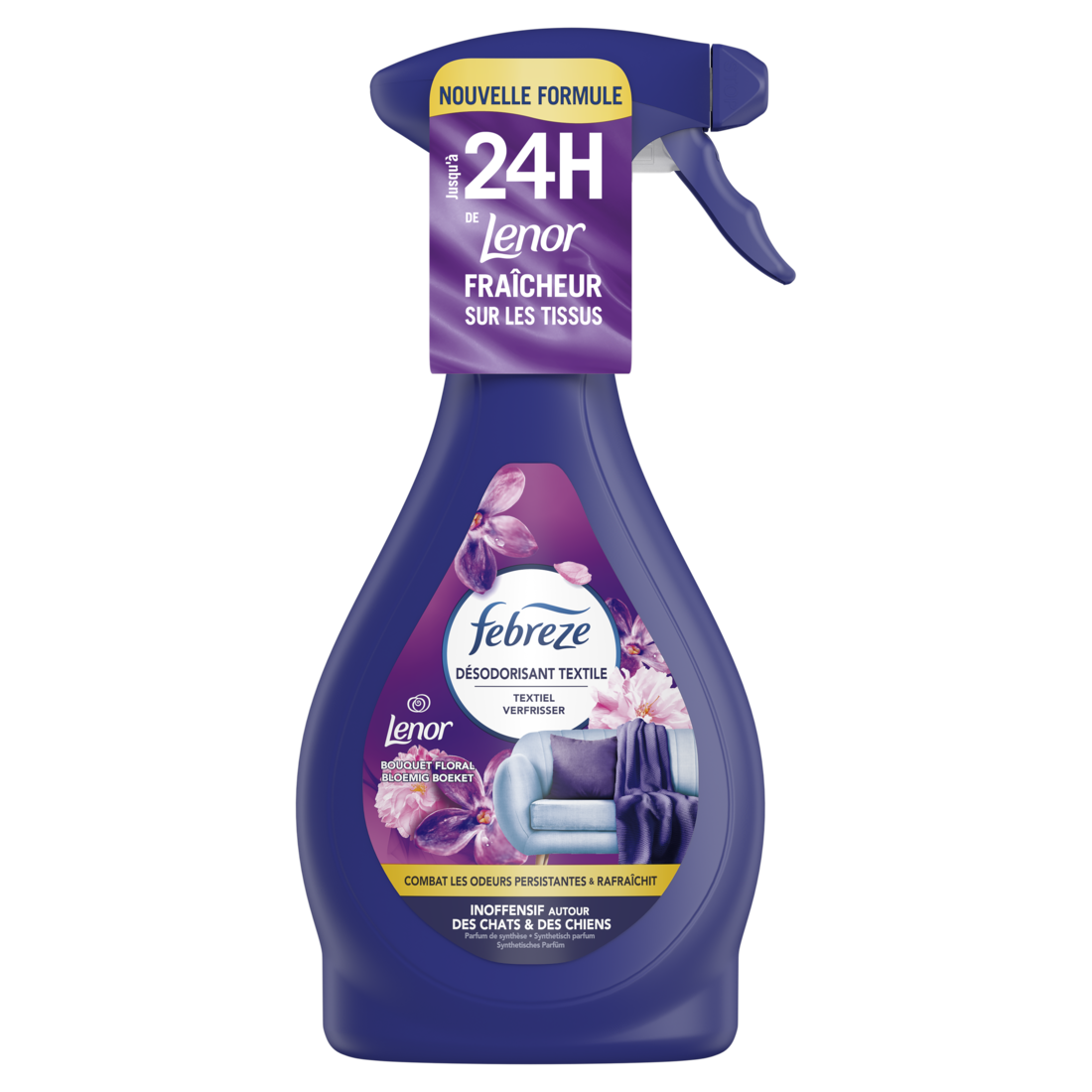 Febreze Textielverfrisser Lenor Exotisch Bloemen 500 ml