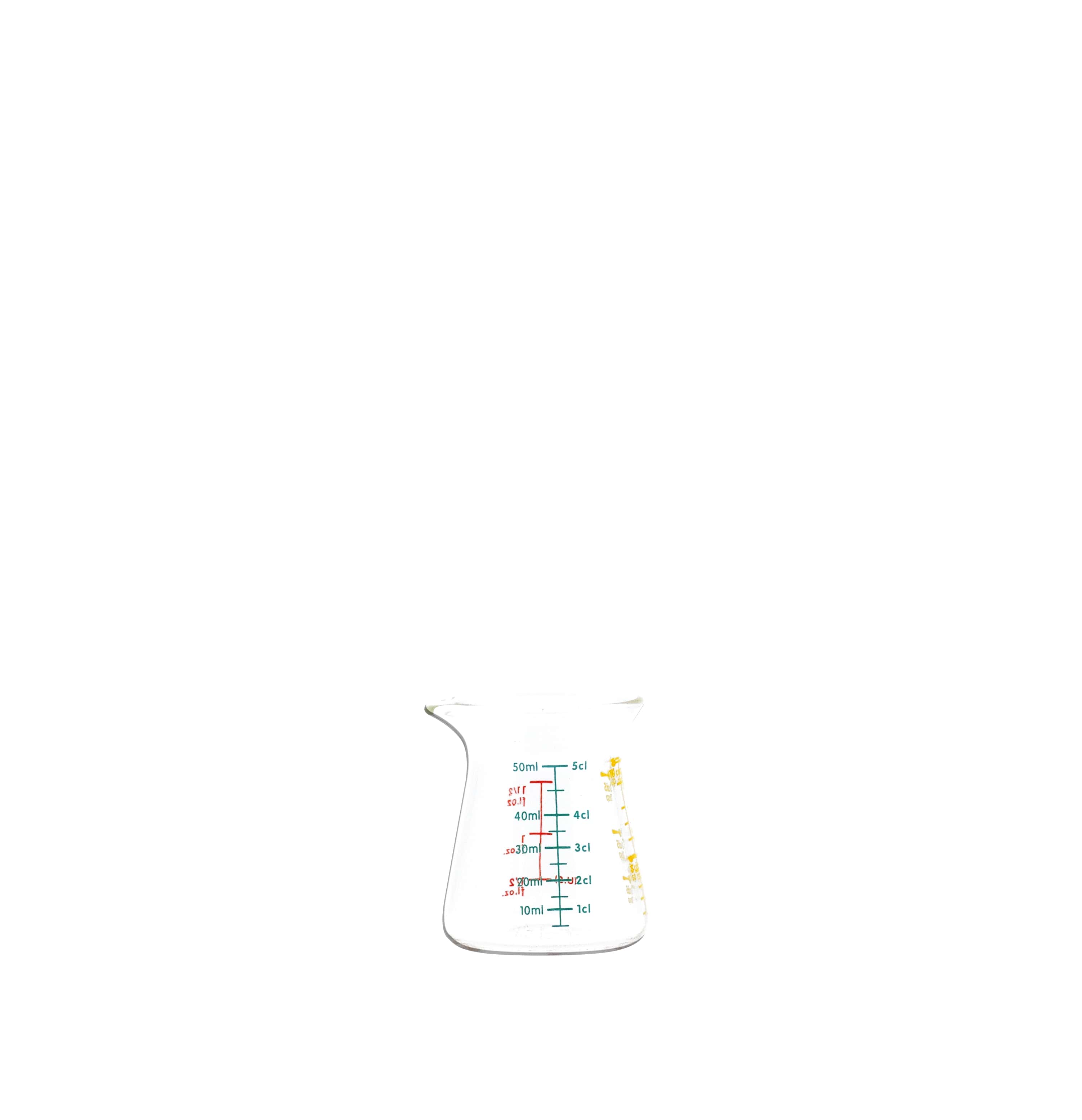 Pebbly Maatbeker 50ml - Borosilicaatglas - 5x6 cm