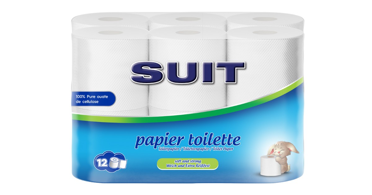 Suit Toiletpapier Wit 12 Rol