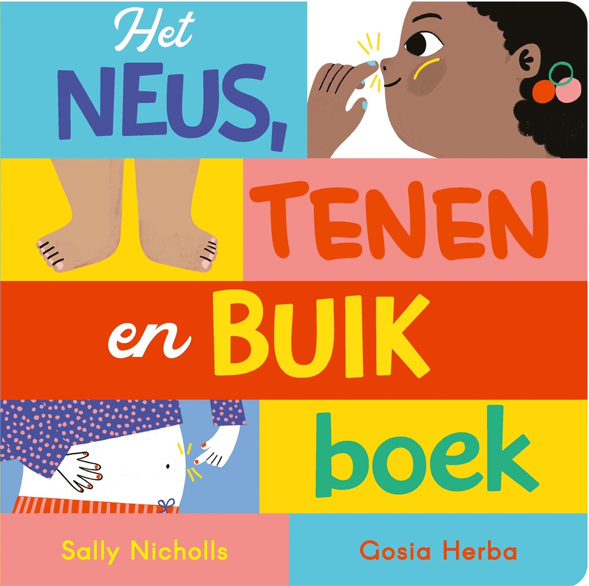 Het Neus-, Tenen- en Buikboek - Sally Nicholls +2j