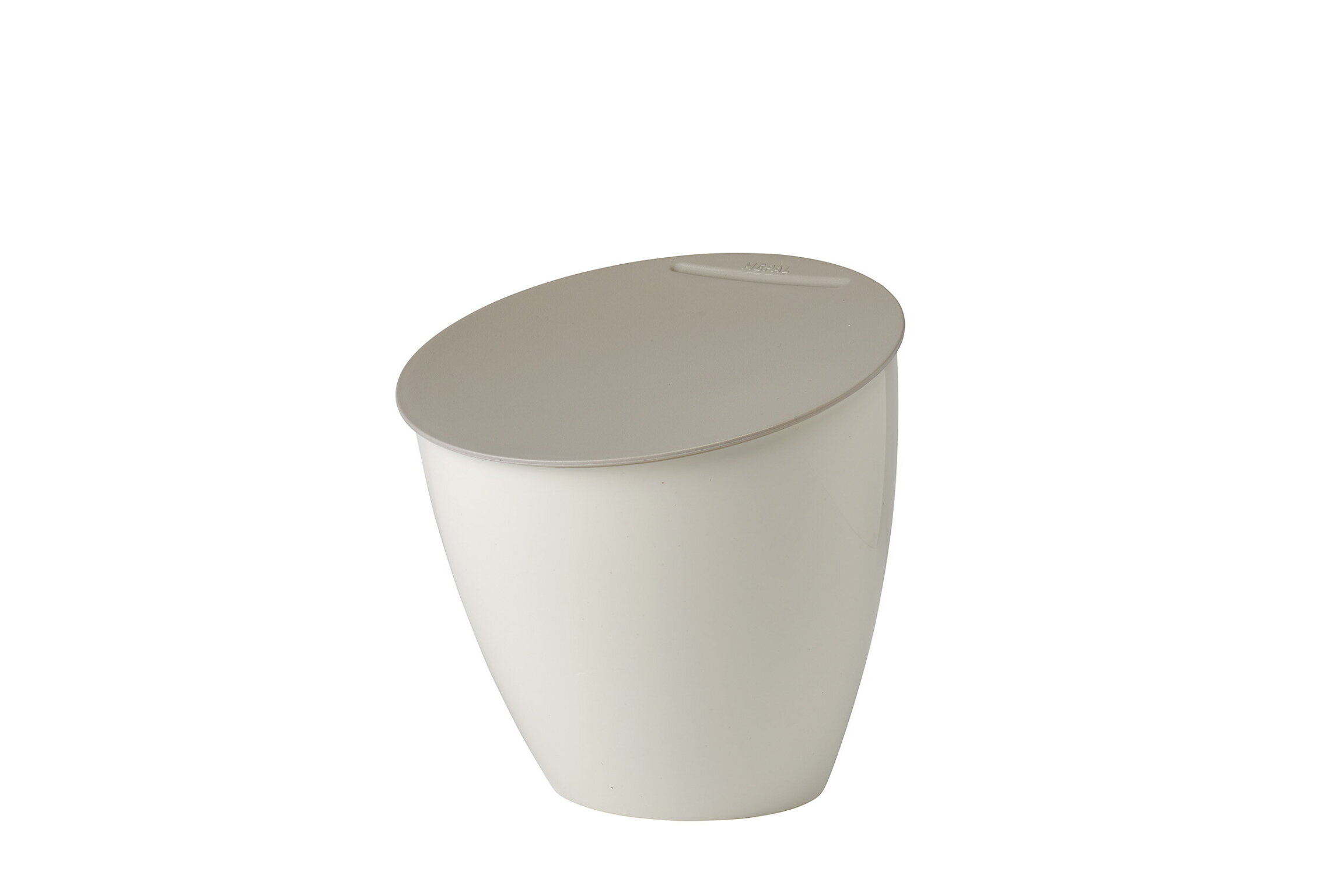 Mepal Afvalbakje Calypso Nordic White 2.2l - 17.5x18.4 cm - Recycled PP