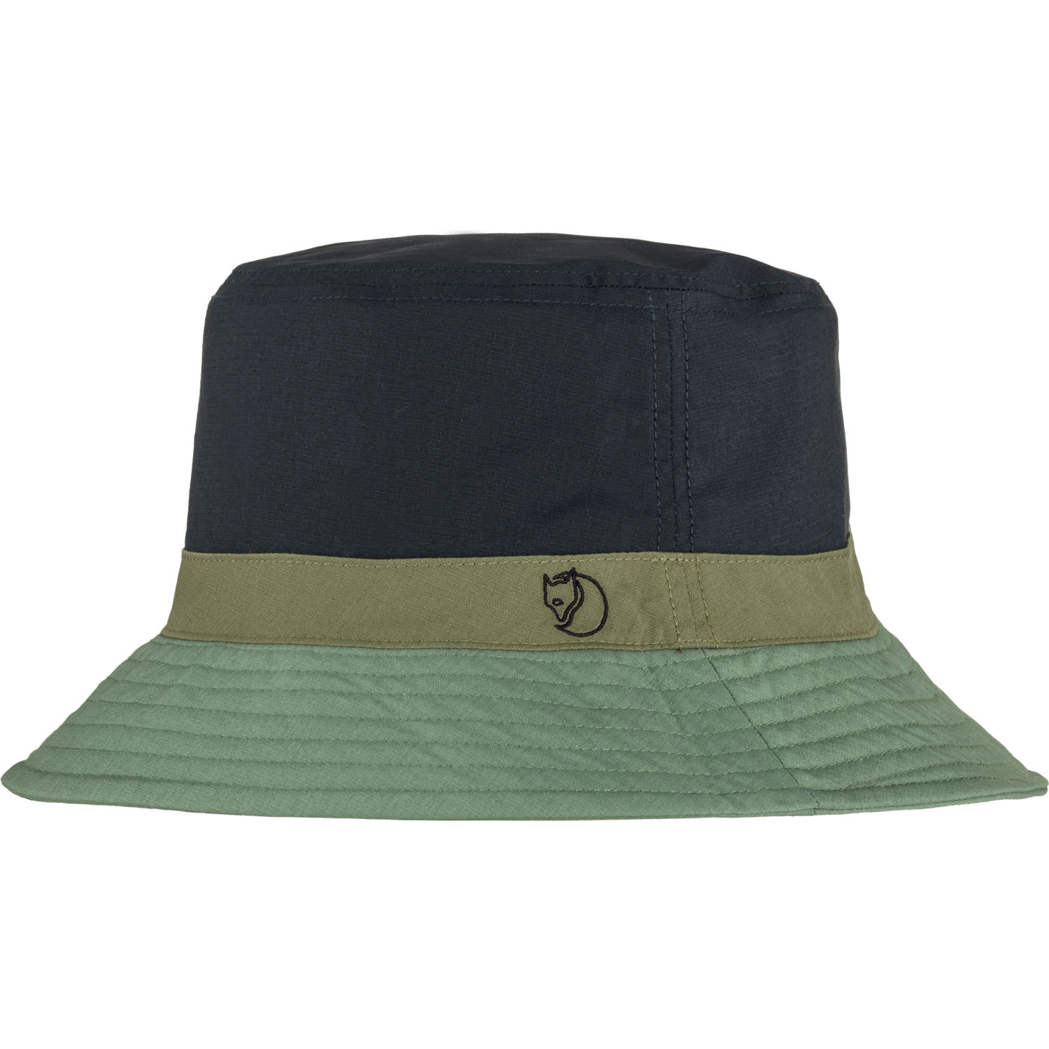 Fjallraven Bucket Hat Reversible Patina Green-Dark Navy - S/M