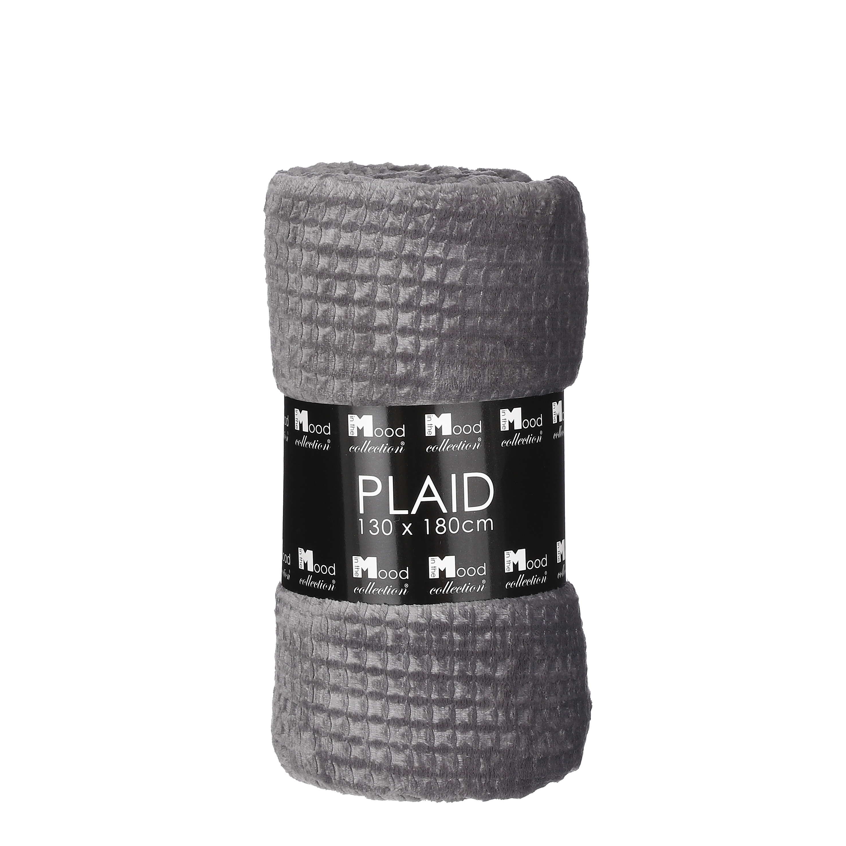 Plaid Joanne 180x130 cm Antraciet