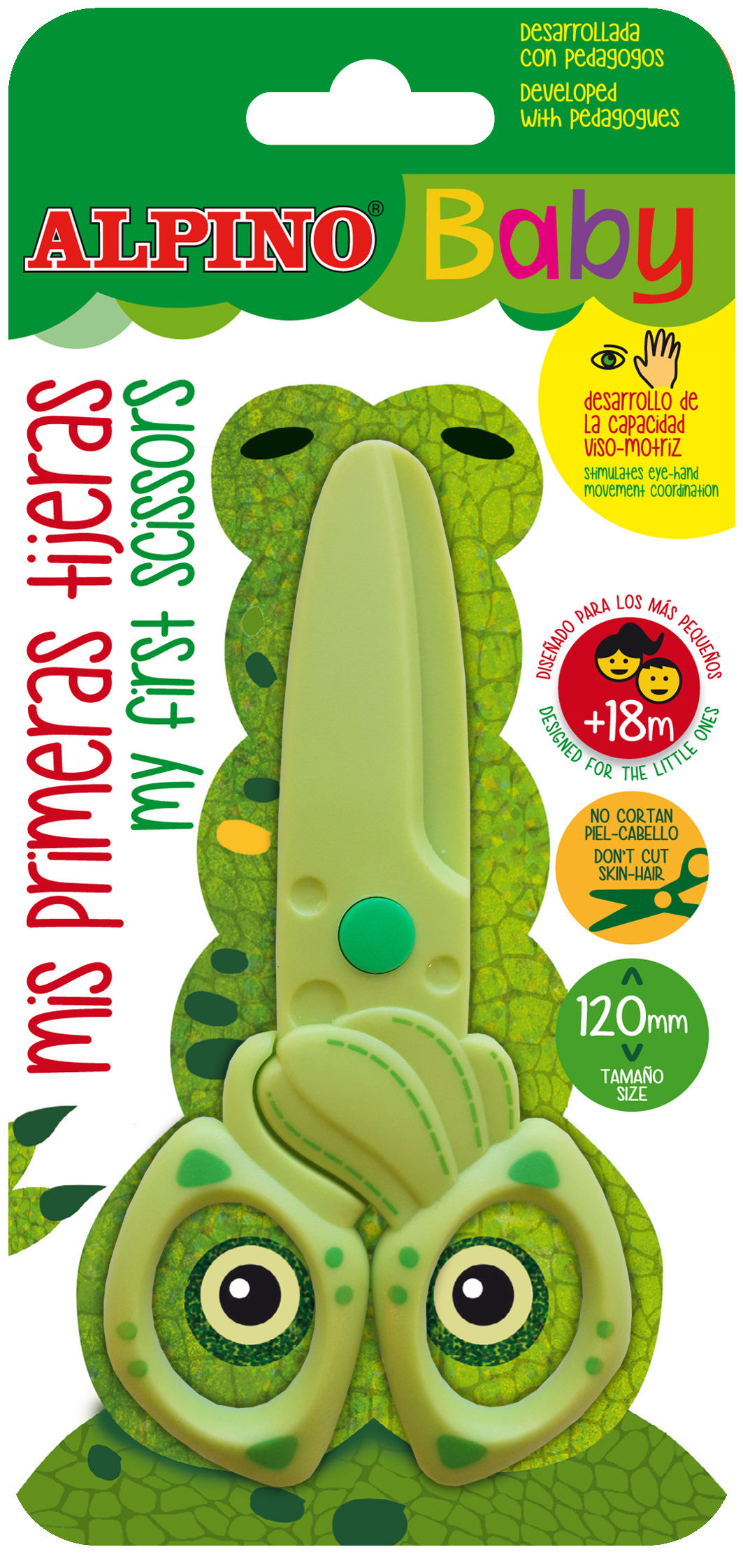 Alpino Baby Schaar Ergonomisch 12 cm