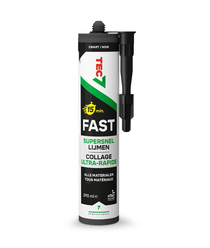 TEC7 Fast Zwart 290 ml Supersnel Lijmen