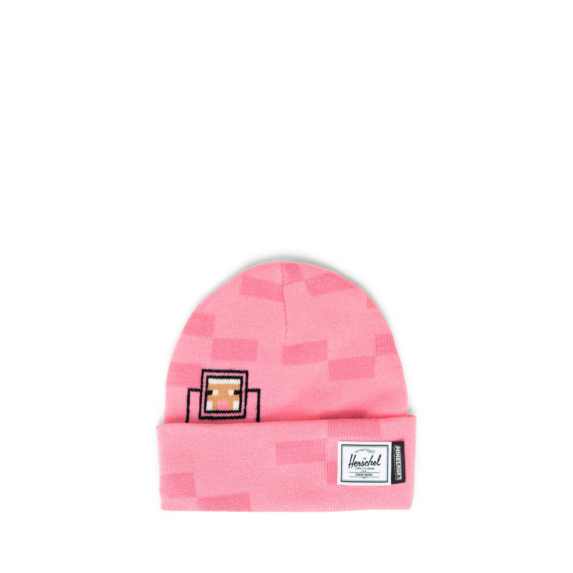 Herschel x Minecraft Elmer Kids Beanie Pink Sheep