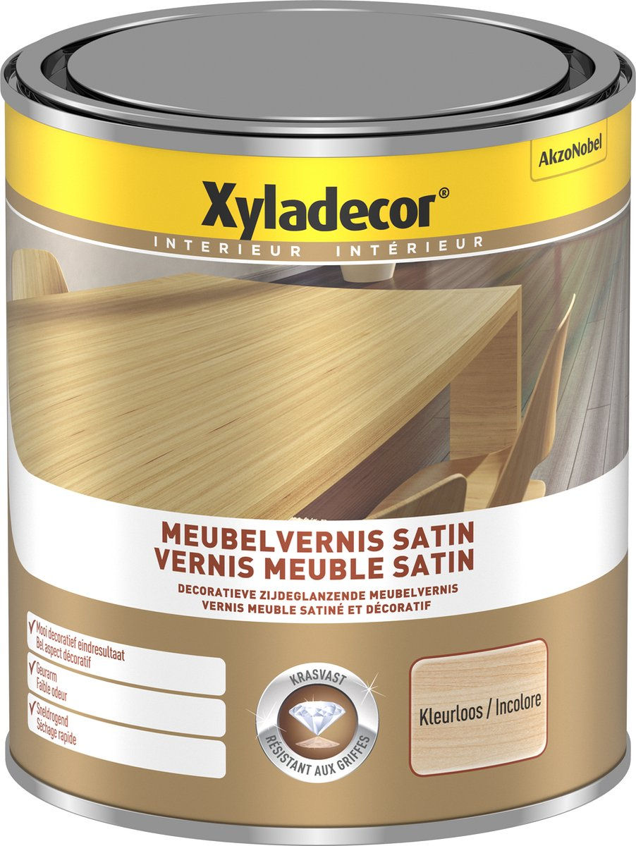 Xyladecor Meubel Vernis 1 l satin Kleurloos