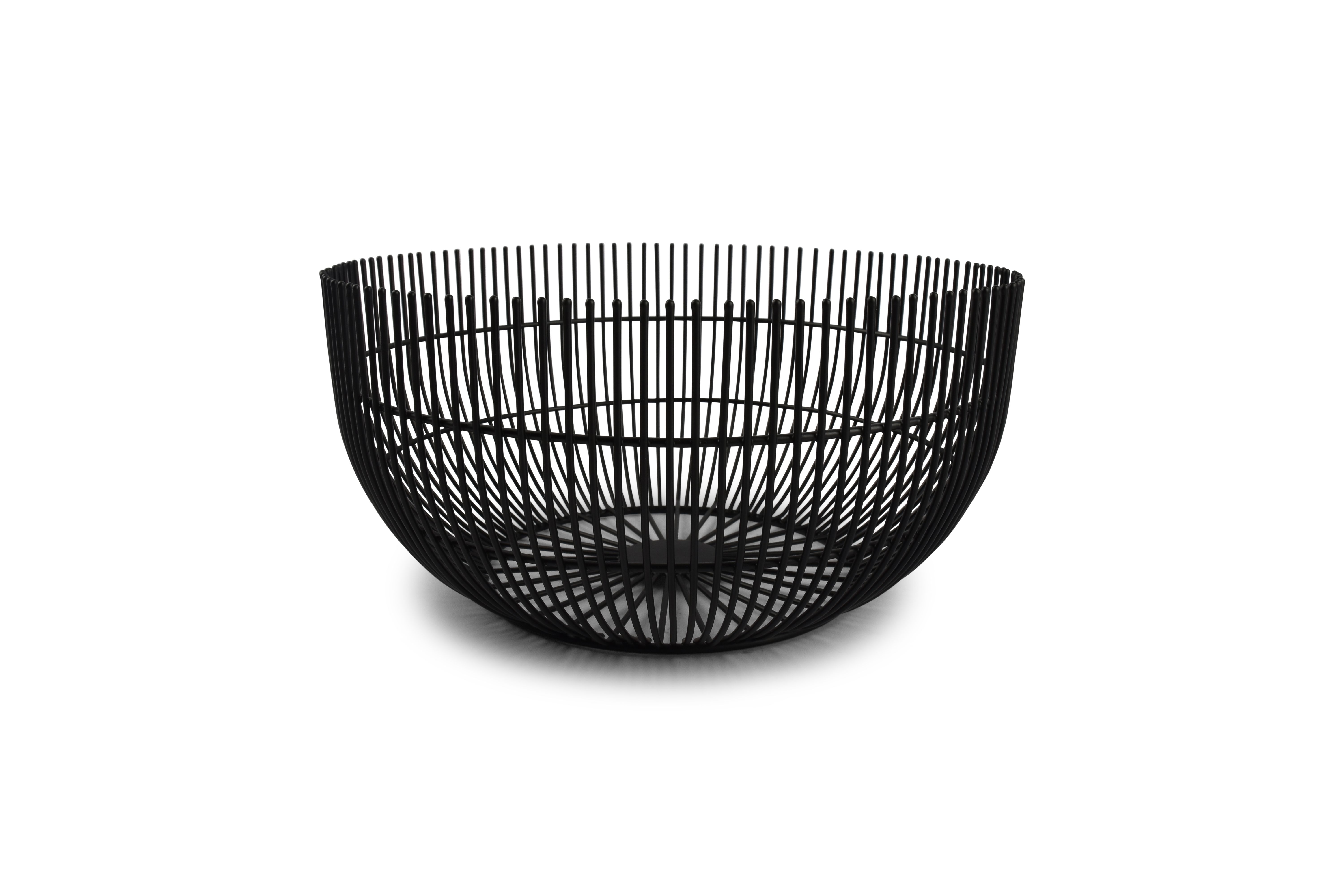 Salt & Pepper Mand Wire Iris 30x9.5 cm Zwart