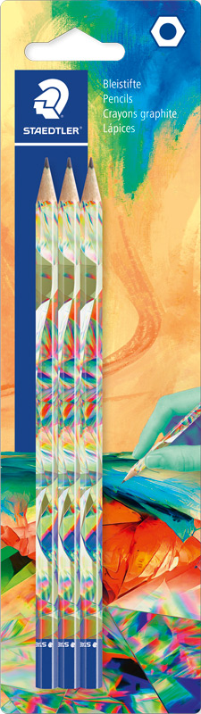 Staedtler Grafietpotlood HB 3 stuks Editie 2 - Blister