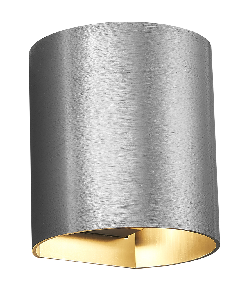 Fantasia Radu  Wandlicht Geborsteld Staal G9 (max 40W)