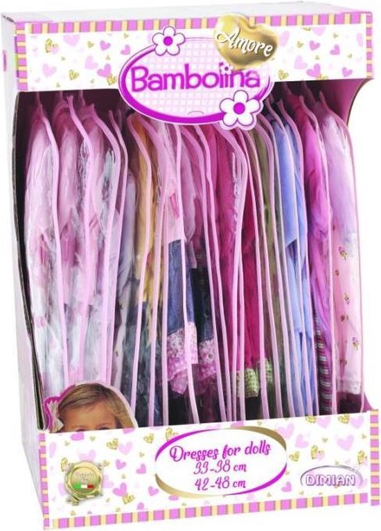 Bambolina Amore Poppenkleedje voor pop 33-36 cm