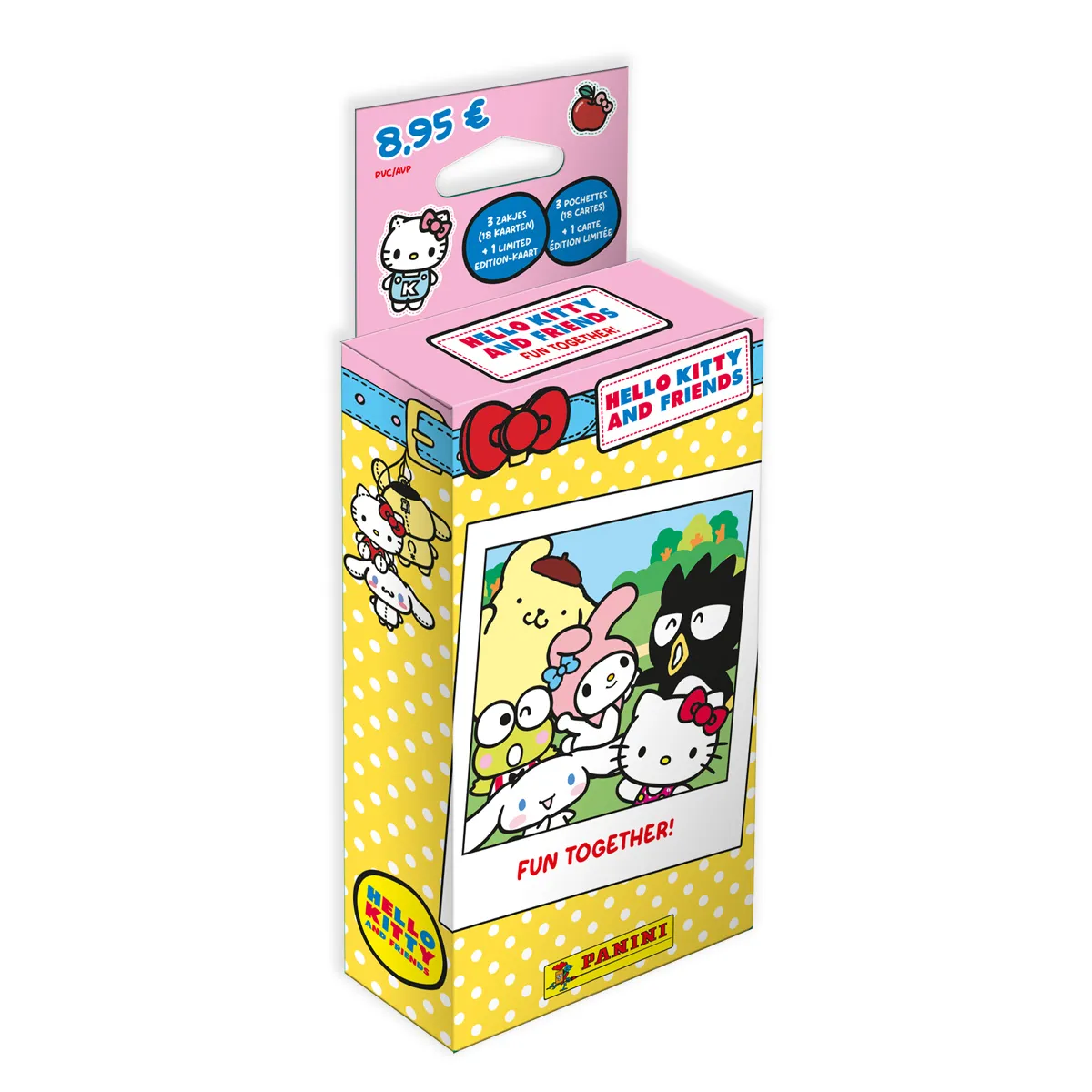 Panini Trading Cards Hello Kitty Blister 18 stuks + 1 Lim Ed