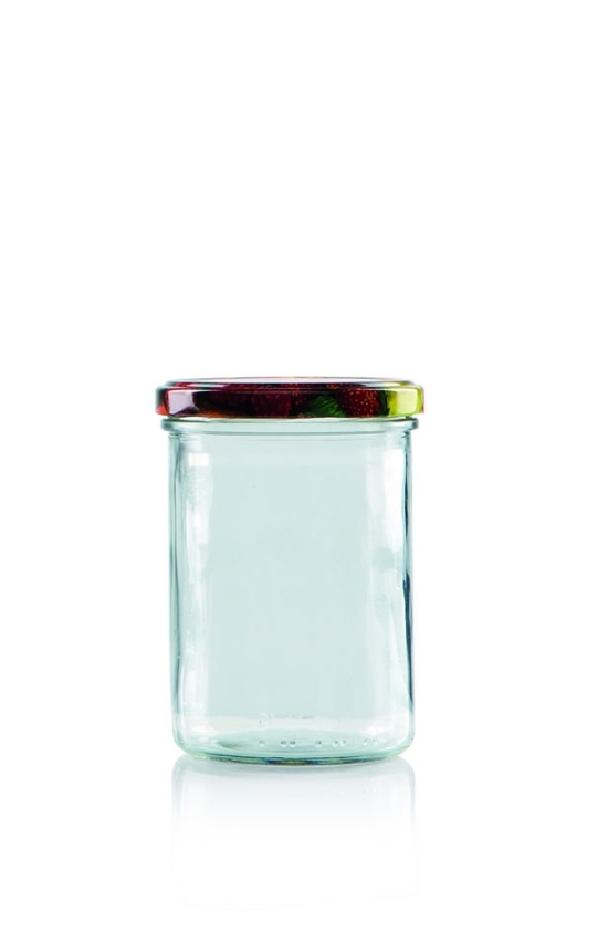 Axy Confituurbokaal 440ml set 6 stuks - Rond - met Fruitdeksel