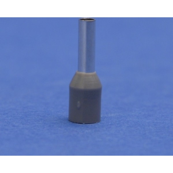 Haupa Geisoleerde Huls Grijs 2,5 x 8 mm 100 stuks