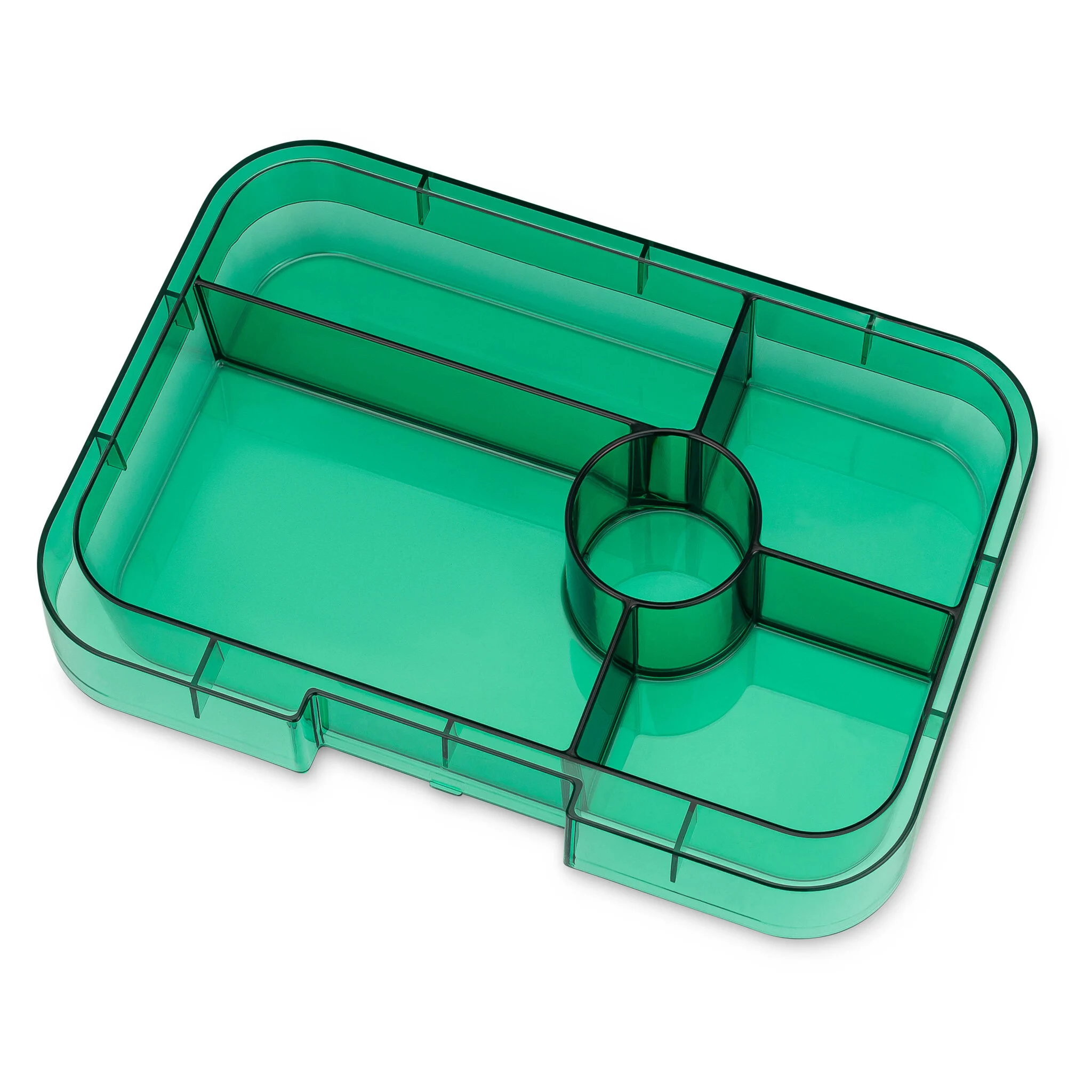 Yumbox - Tapas XL 5 Vakken Clear Green - 24x17.5x4.5 cm