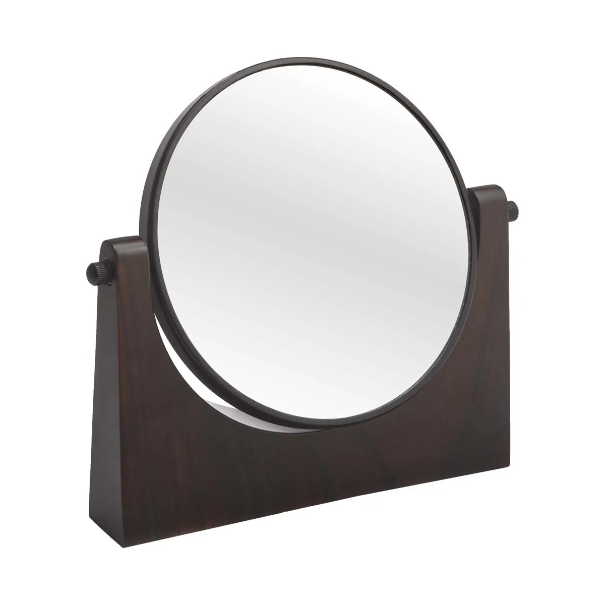 Aquanova Make-up Spiegel Ebony Pecan 17.5x14 cm - Dubbelzijdig