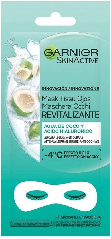 Garnier SkinActive Oogmasker Hydra Bomb Kokosnoot-Hyaluronzuur 1 stuk
