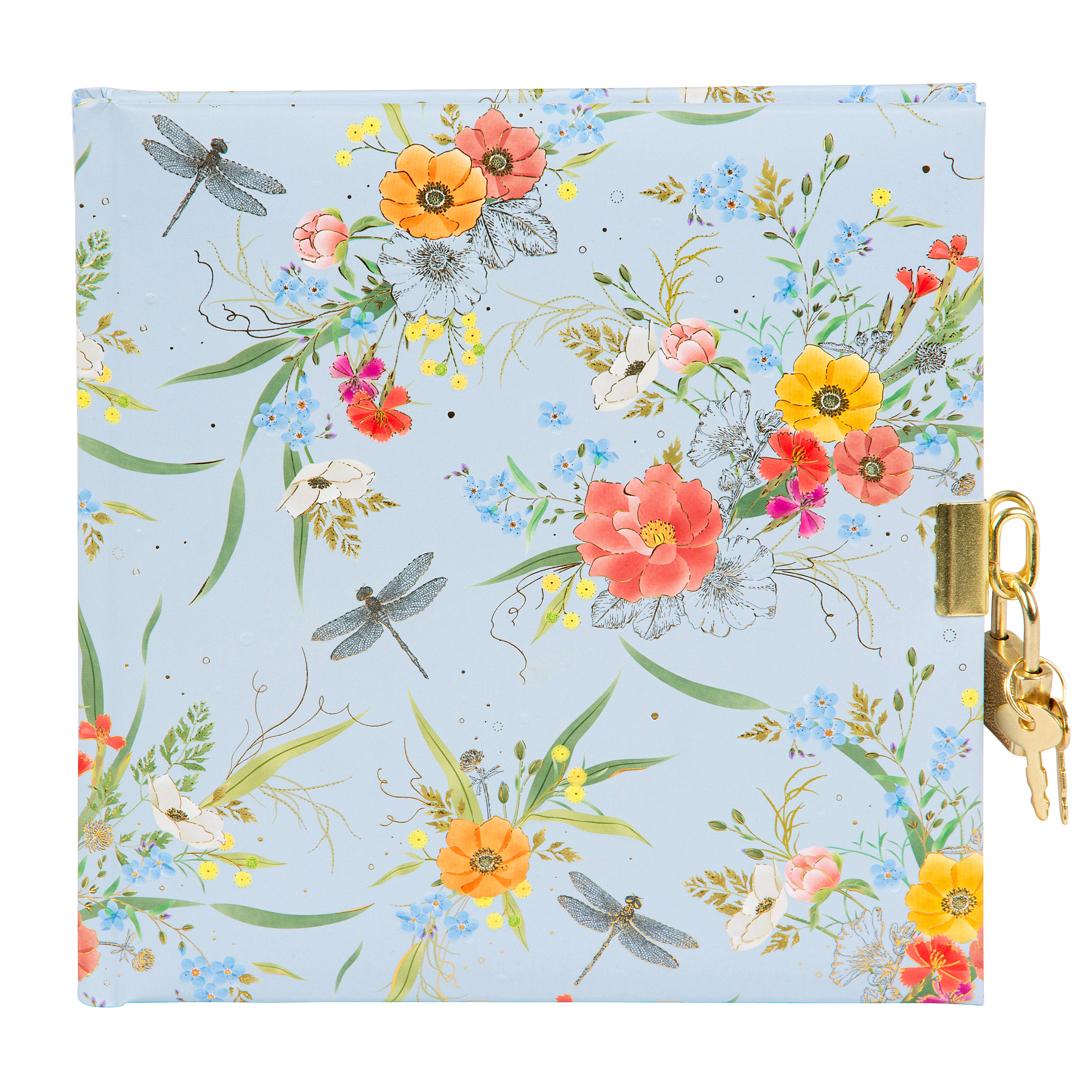 Goldbuch Dagboek Turnowsky Verano Dark 16.5x16.5 cm - met Slot