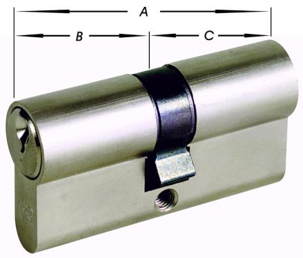 Litto Profielcilinder Select 5 Messing Mat Vernikkeld 70 mm 40-30 mm