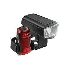 Axa Dwn 50 Set Verlichting Voor en Achter USB-C Oplaadbaar
