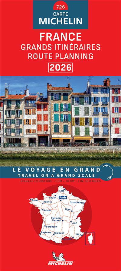 Michelin Kaart France Grand Itinéraires 2026