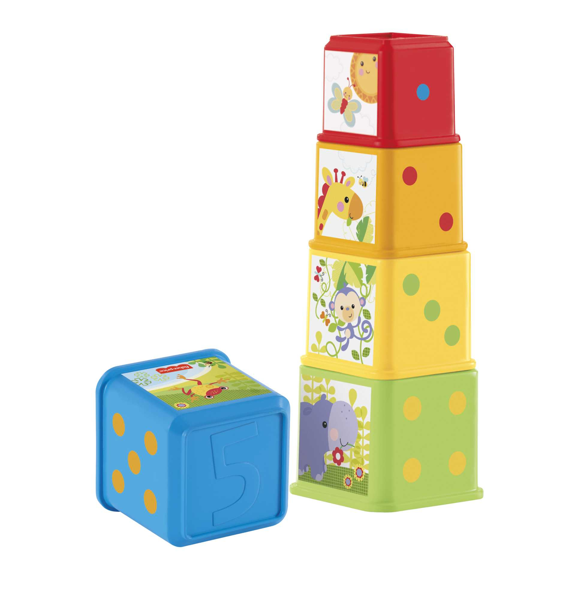 Fisher-Price Stapel- Und Sortierspielset – 2-in-1 Babyspielzeug Mit Ringen Und Formen Ab 6 Monaten