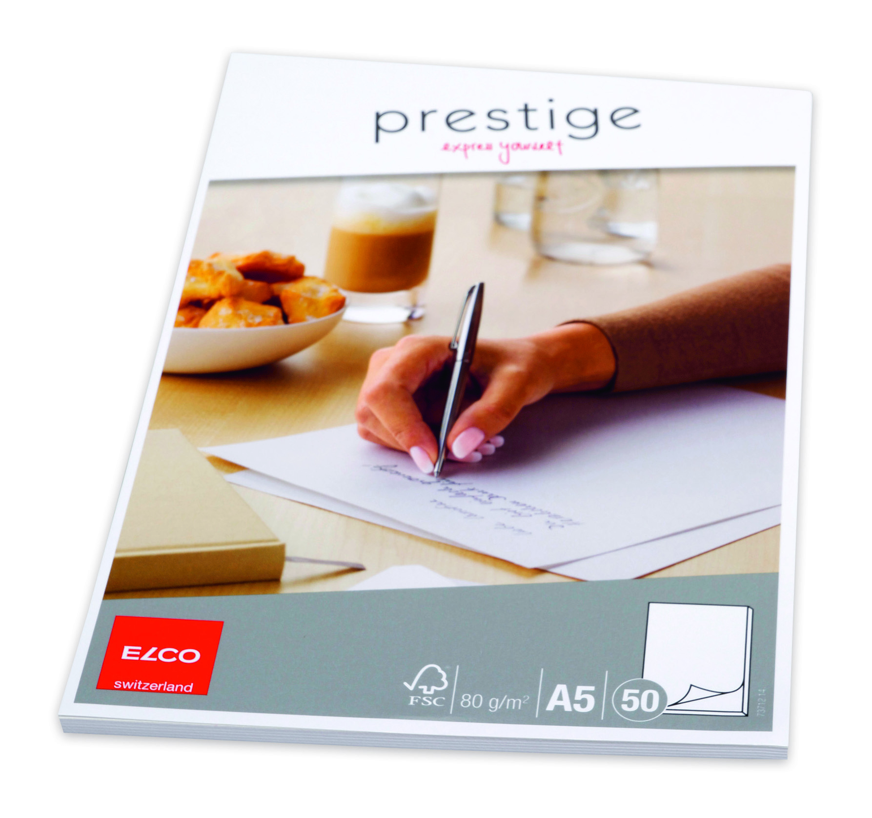 Elco Briefpapier Blok A5 Prestige 80 g 148x210 mm - Wit - Neutraal