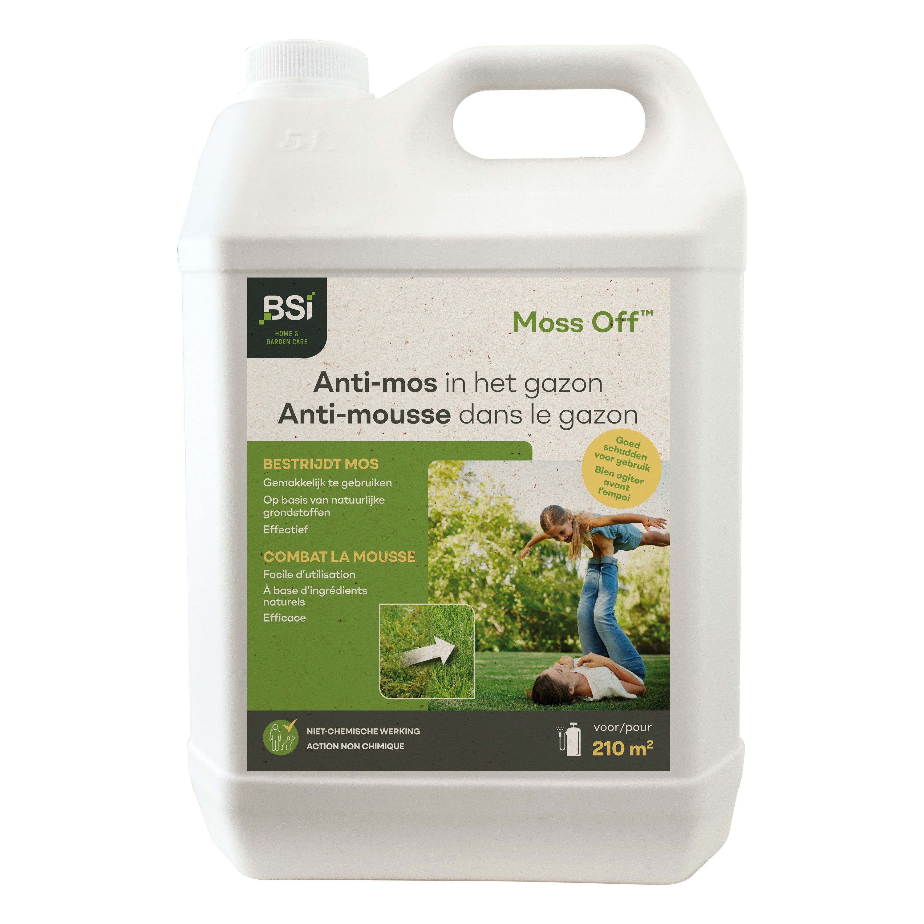 BSI Moss Off Gazon 5000 ml natuurlijke Bestrijding van Mos