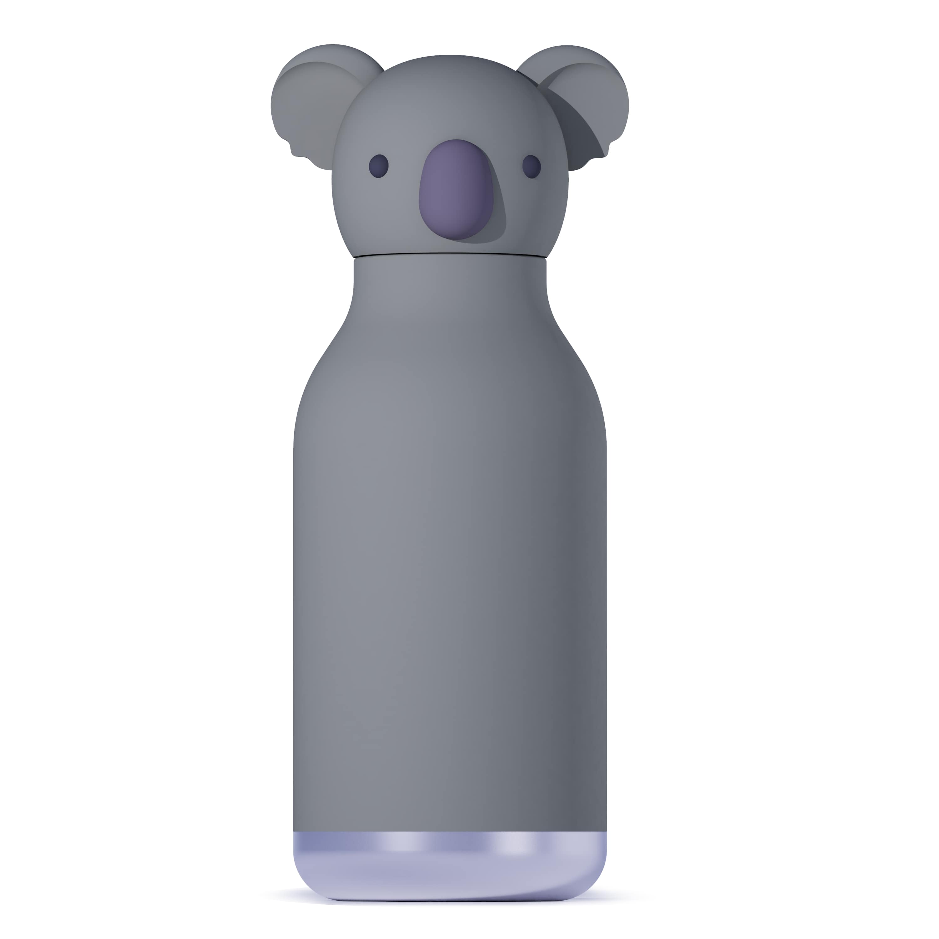 Asobu Isoleerfles Bestie 460ml Finn The Koala - RVS - Double Wall - met Siliconen Rietje