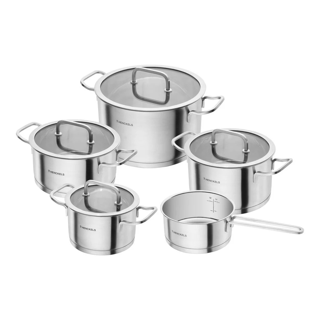 Henckels Kookpottenset Pulse 5-delig - RVS - alle Vuren