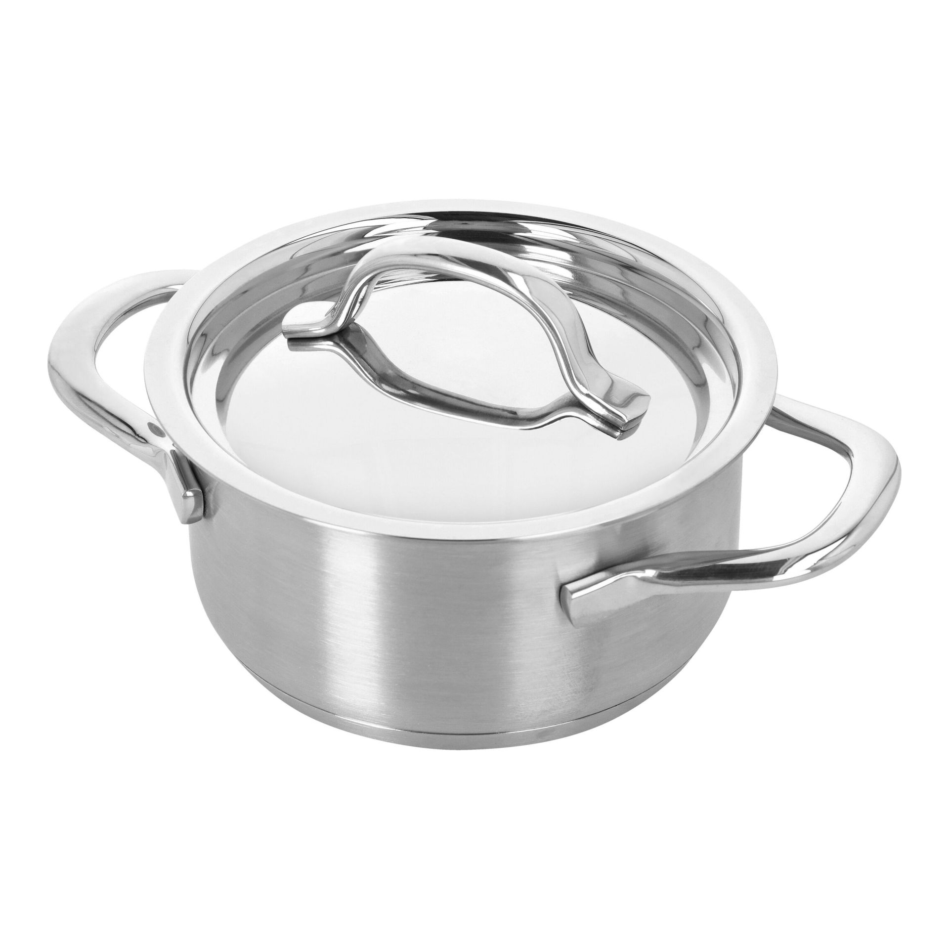 Demeyere Kookpot Resto 3 12cm met Deksel - RVS - 500ml - alle Vuren