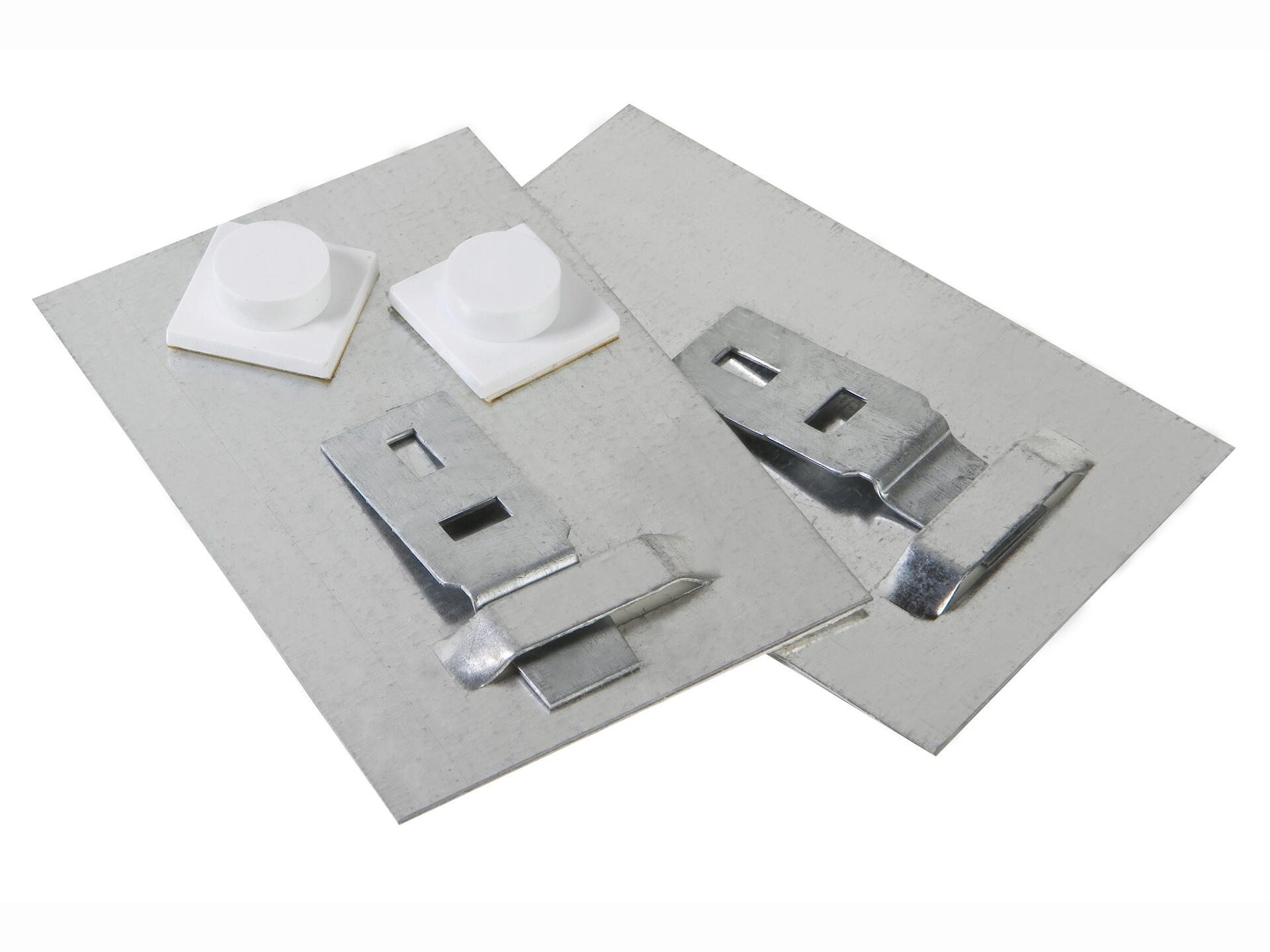 Lafiness Zelfklevende Montageplaten Metaal 2 stuks 12x8 cm