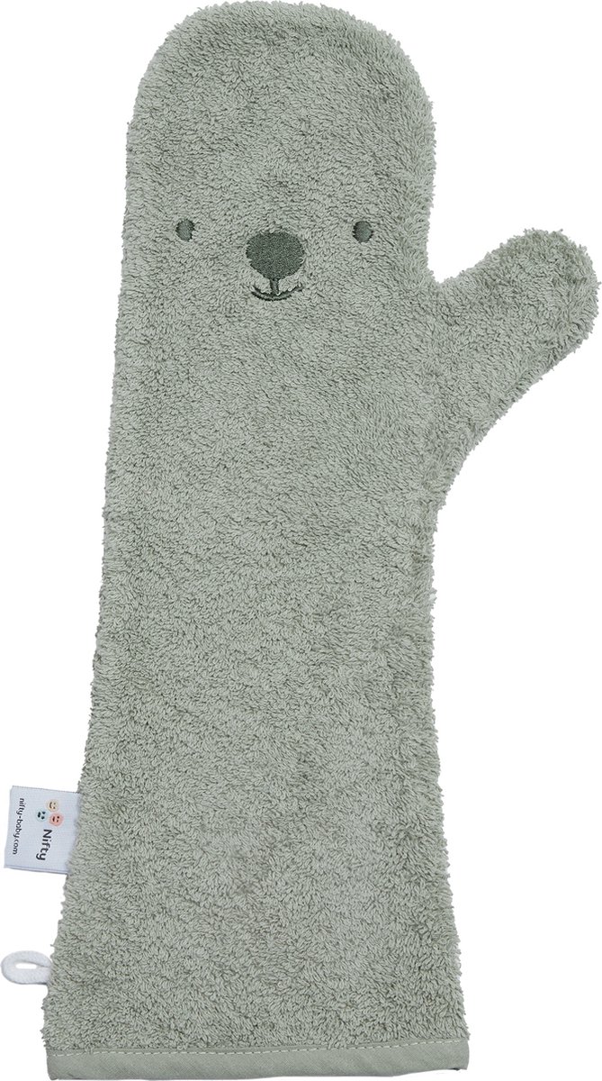 Nifty Washand Baby Shower Olive