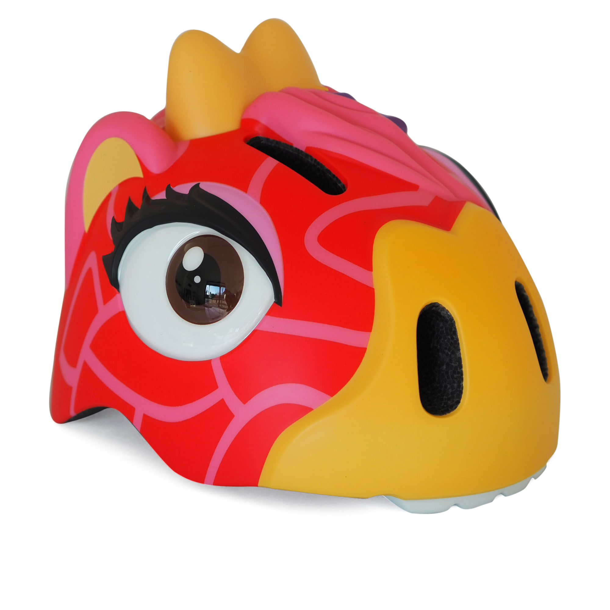 Crazy Safety Fietshelm Giraffe Red S 49-55 cm 2-7 jaar