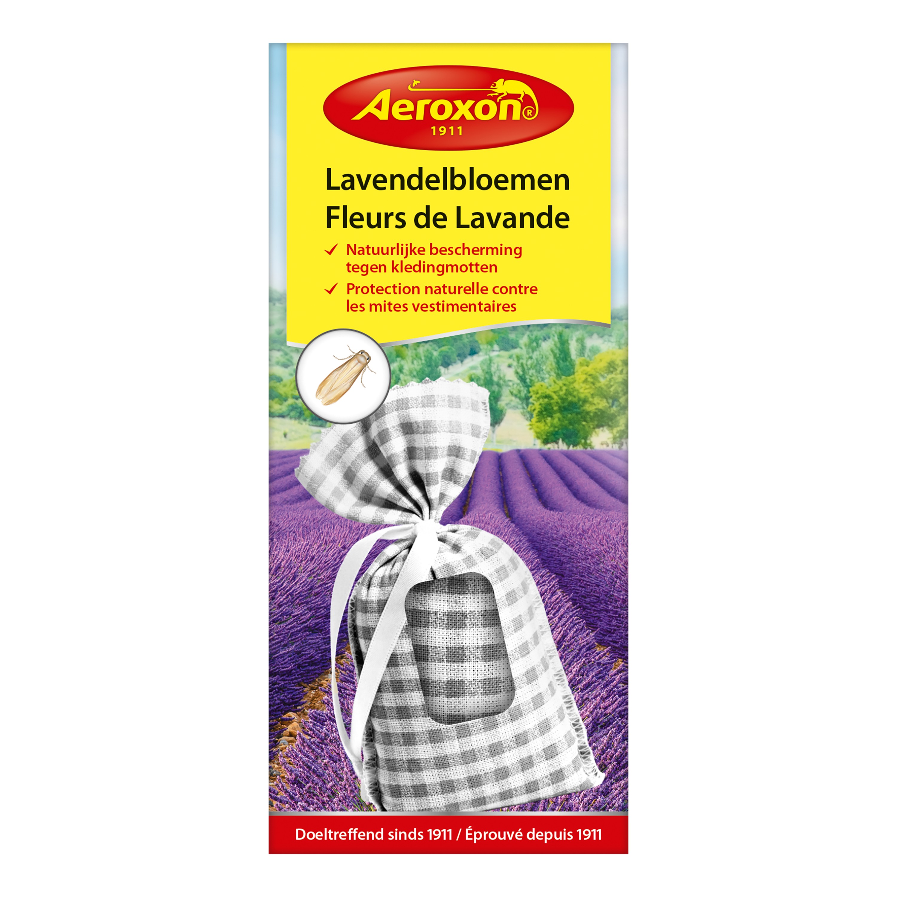 Aeroxon Lavendelbloemen tegen Kleermot Zakje met 15 g Lavendeltakjes