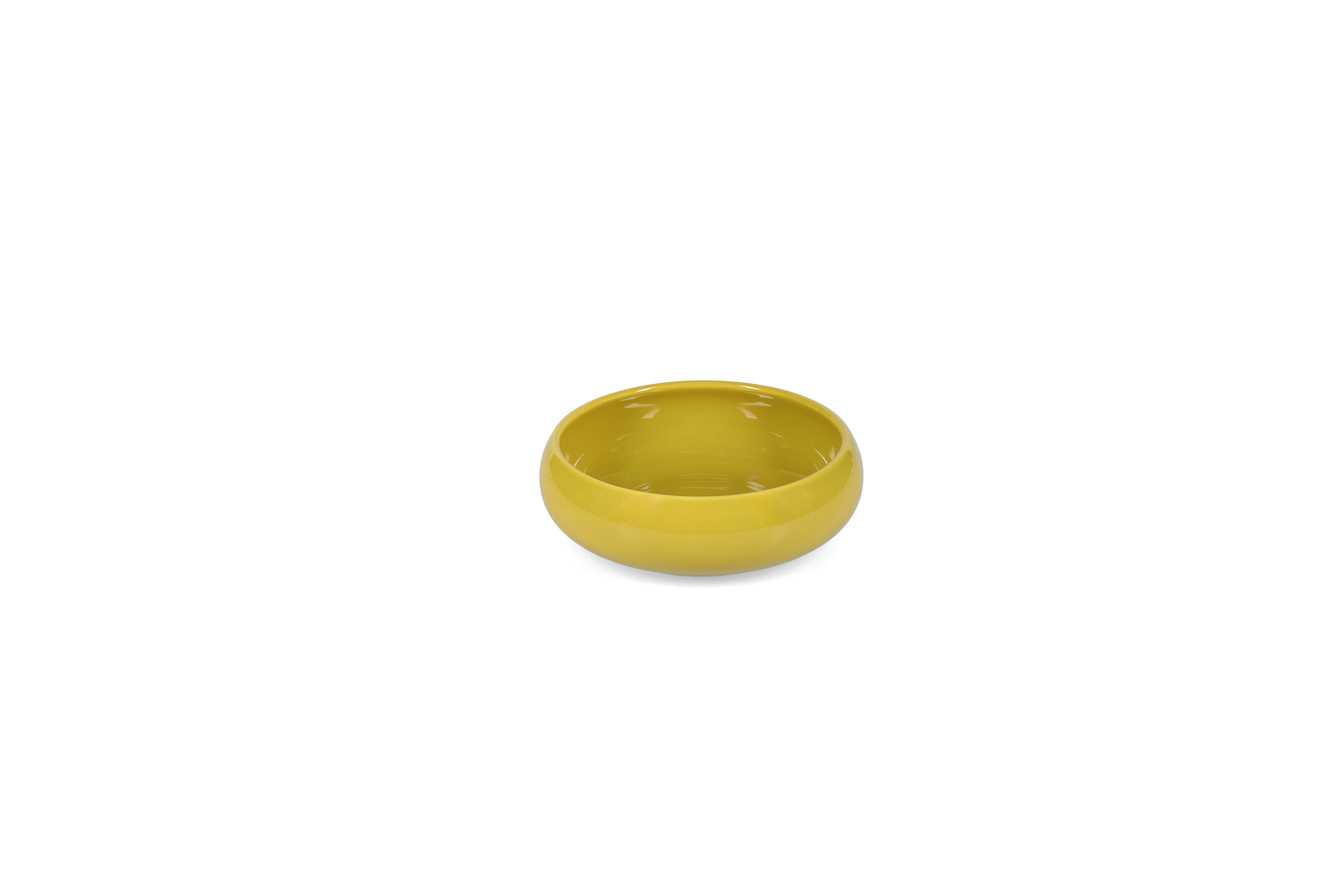 Ona Bowl Billie Mustard Yellow 16x5.5 cm set 2 stuks - Aardewerk
