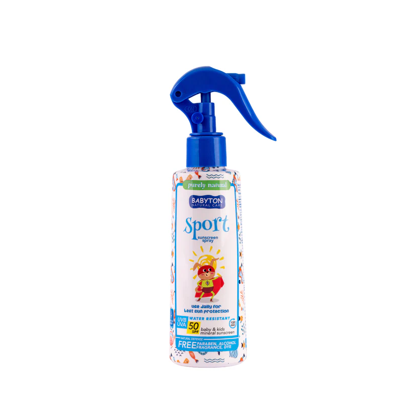 Babyton Zonnecrème Daily Spray Natuurlijk-Mineraal SPF50 - 200 ml