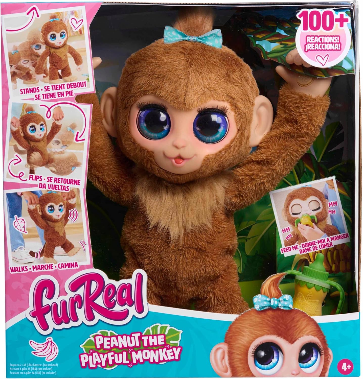 FurReal Friends Peanut The Playful Monkey, Het speelse aapje