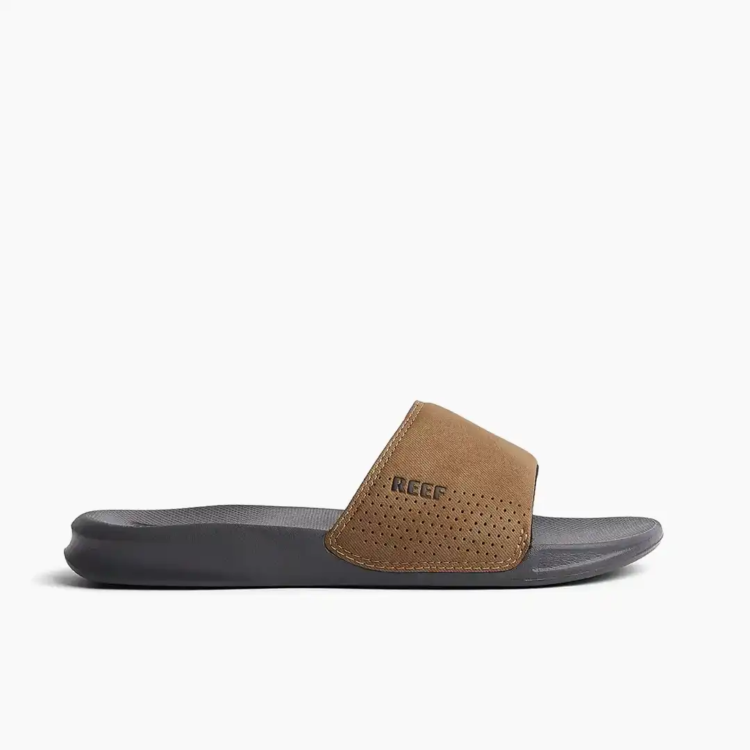 Reef Badslipper Heren One Slide Grey/Tan maat 45