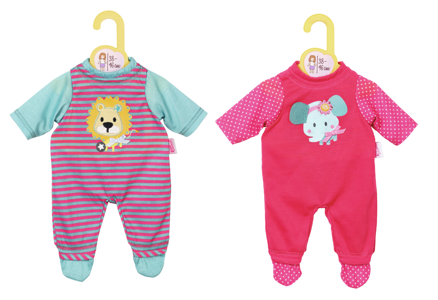 Dolly Moda Pyjama voor 38-46 cm pop