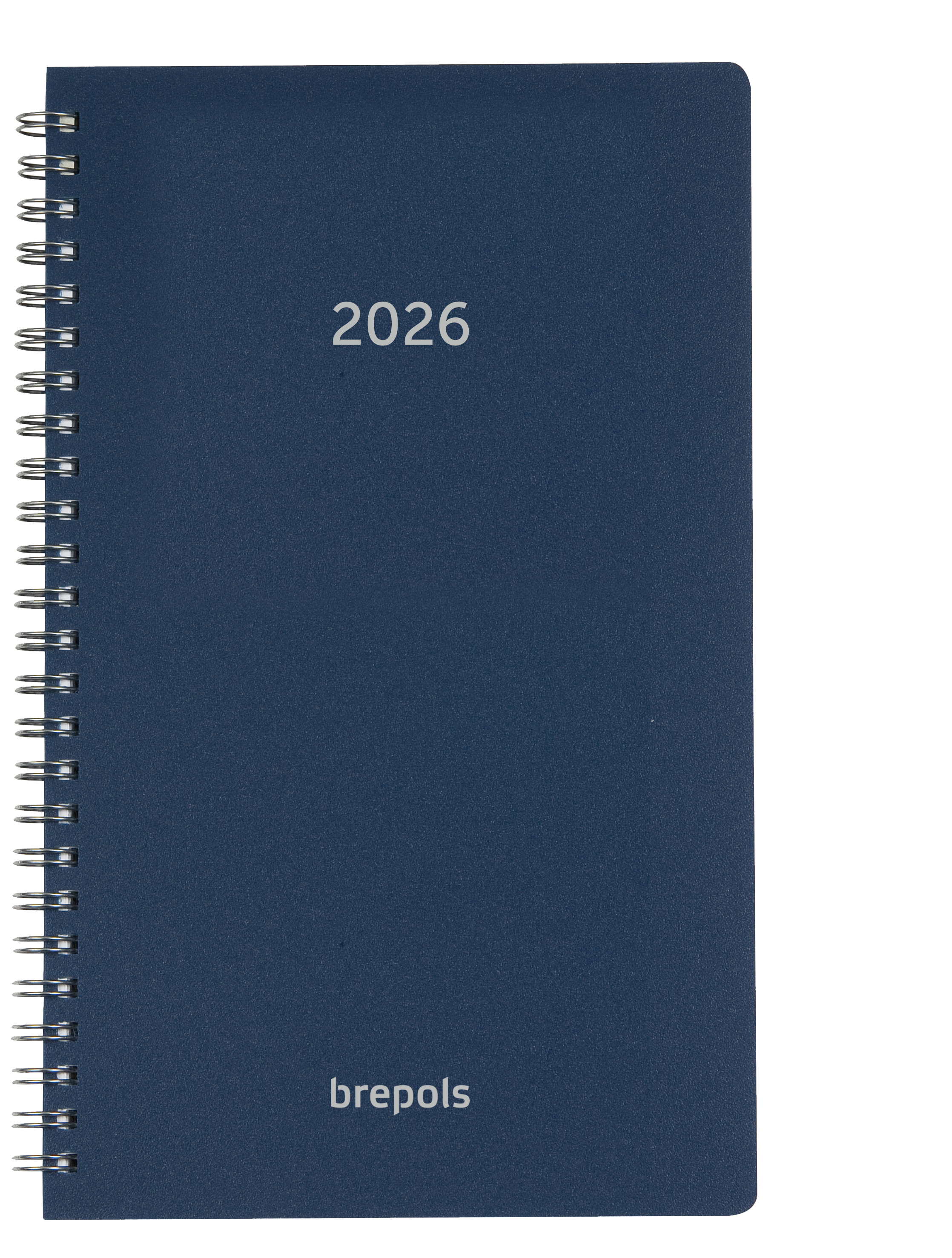 Brepols Agenda 2026 Breform Polyprop 1dag/pag  Blauw 10x16.5 cm